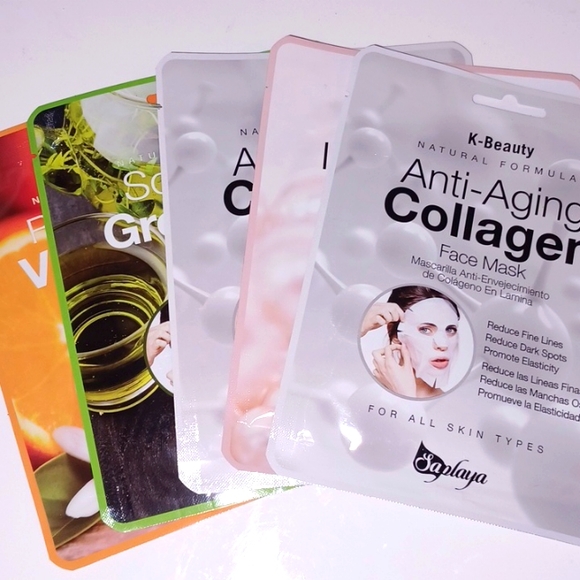5 COLLAGEN SPECIAL! IF COLLAGEN IS UR FAVORITE 5 MASKS FOR $10 DEAL - Picture 1 of 7